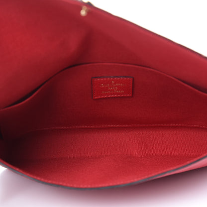 Louis Vuitton Empreinte Pochette Felicie Chain Wallet Scarlet 6 of 12