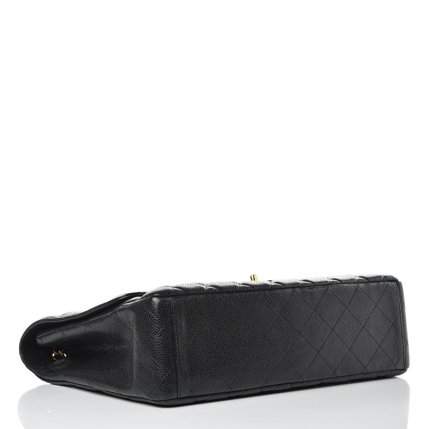 Caviar Quilted Maxi Single Flap Black