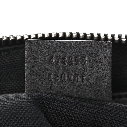 Gucci Soft GG Supreme Monogram Web Belt Bag Black Grey 7 of 14