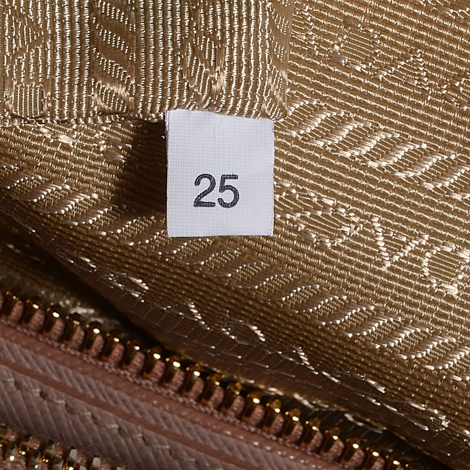 Prada Saffiano Lux Small Double Zip Tote Cammeo 9 of 10
