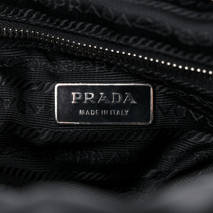 Prada Nylon Vela Messenger Bag Black 5 of 11