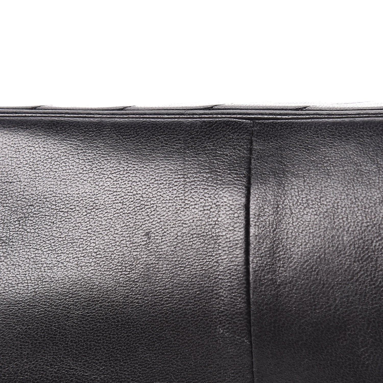 Chanel Lambskin Diagonal Quilted Kisslock Bag Black 12 of 15