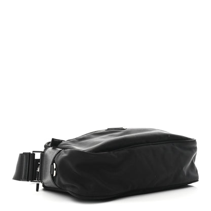 Prada Re-Nylon Vela Saffiano Pocket Double Zip Shoulder Bag Black 4 of 10