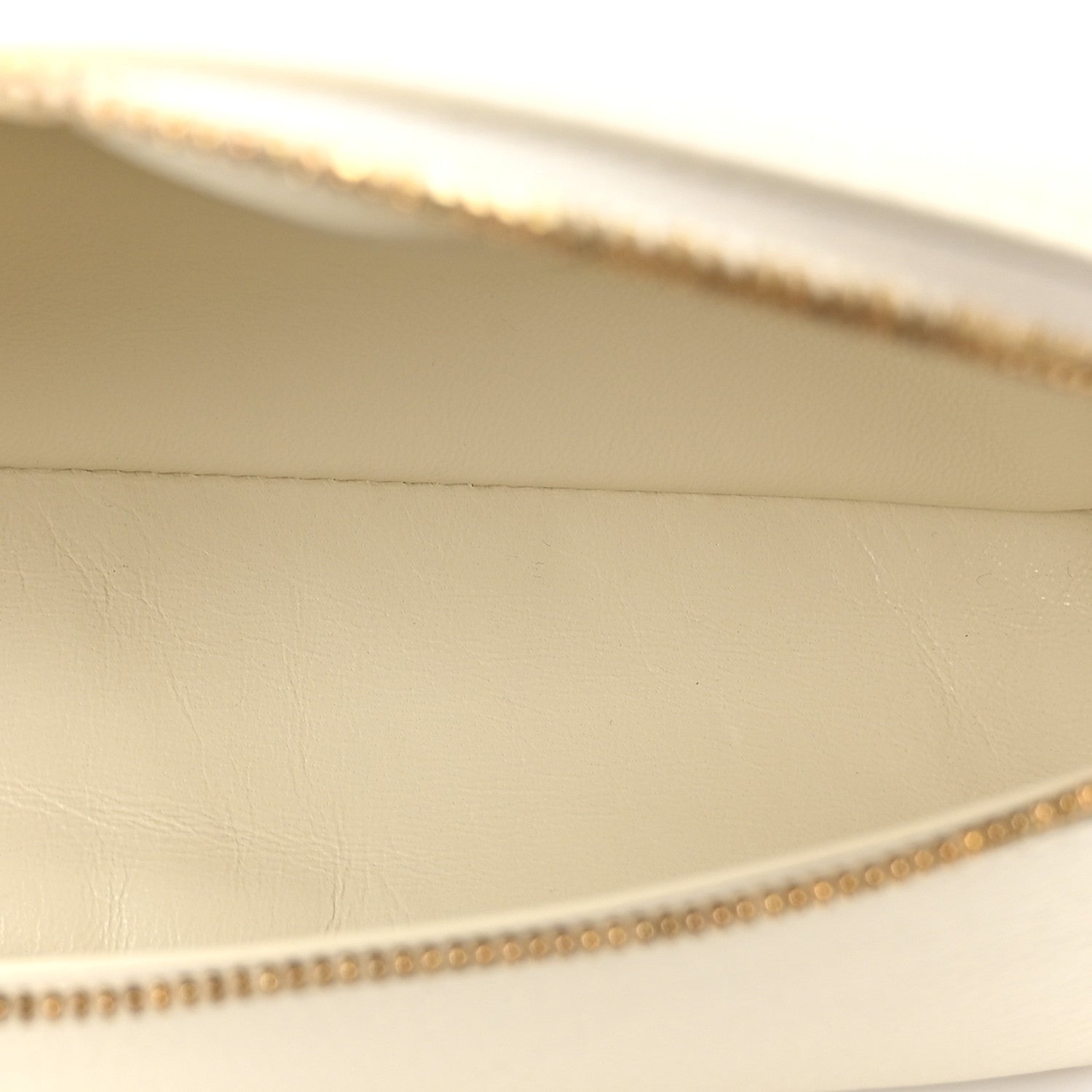Loro Piana Grained Calfskin L19 Extra Pocket Pouch Whisper White 5 of 9