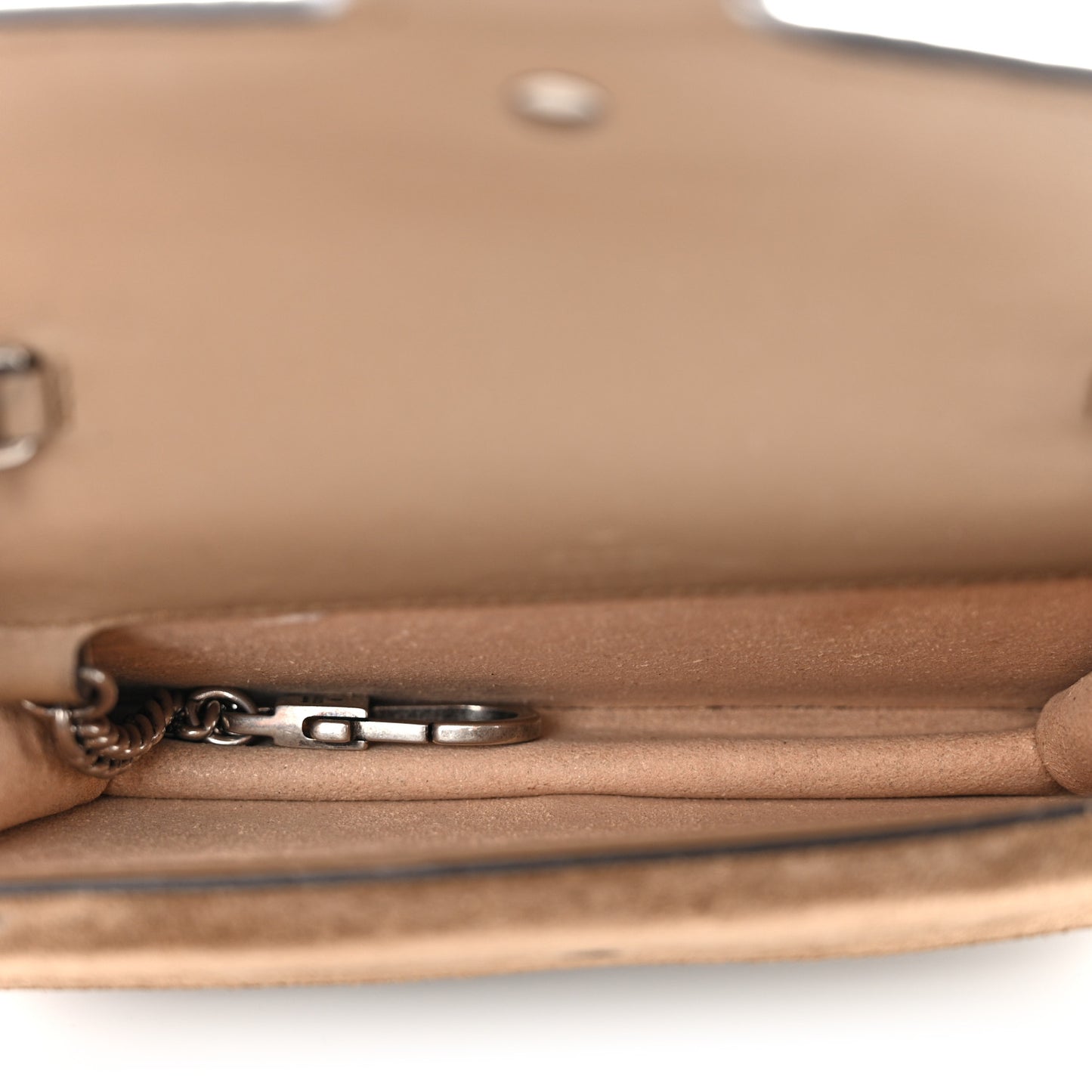 GG Supreme Monogram Super Mini Dionysus Shoulder Bag Taupe