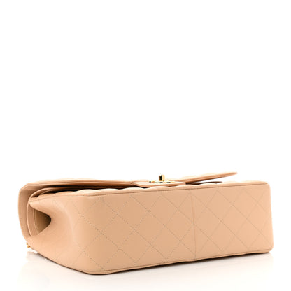 Chanel Caviar Quilted Jumbo Double Flap Beige 4 of 11