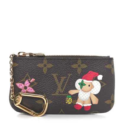 Louis Vuitton Monogram 2024 Christmas Animation Candy Factory Key Pouch Candy Red 1 of 7