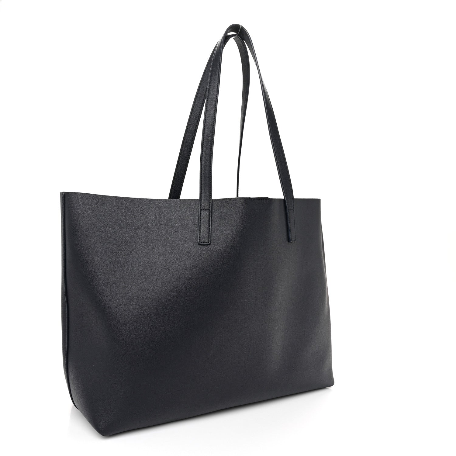 Saint Laurent Calfskin Large Shopping Tote Black 4 of 10