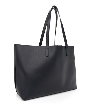 Saint Laurent Calfskin Large Shopping Tote Black 4 of 10