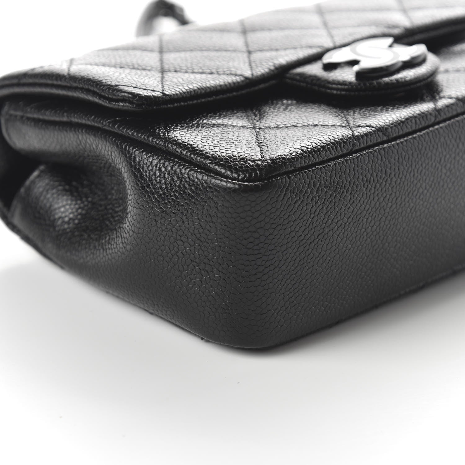 Chanel Caviar Quilted Incognito Mini Square Flap Black 6 of 11