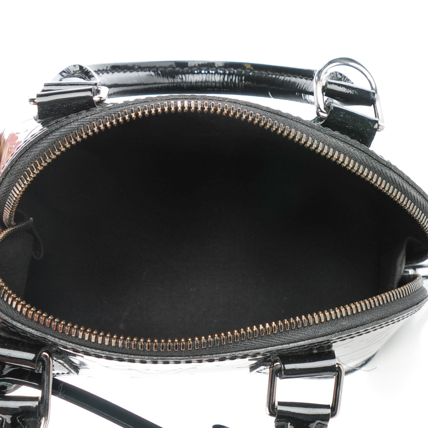 Louis Vuitton Vernis Alma BB Noir Magnetique 5 of 10