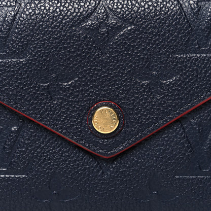Louis Vuitton Empreinte Victorine Wallet Marine Rouge 8 of 10