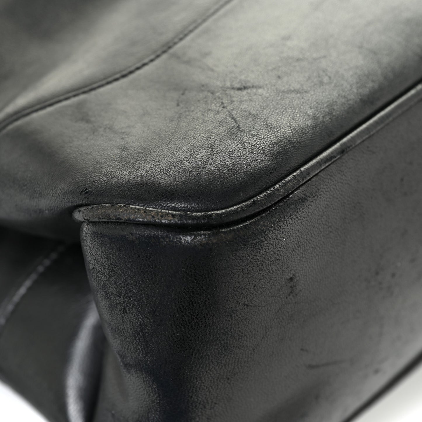 Lambskin CC Shopping Tote Black