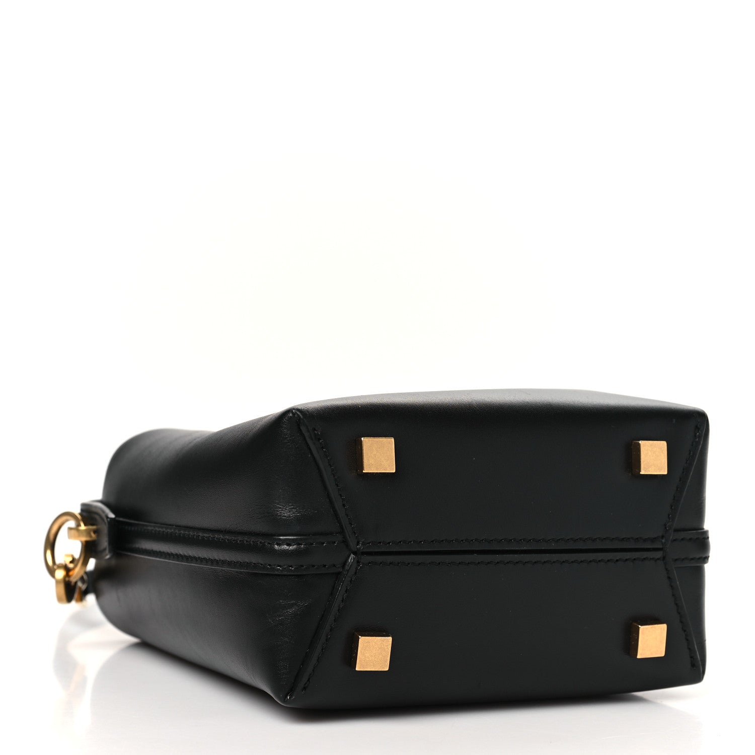 Saint Laurent Shiny Calfskin Le 37 Mini Bucket Bag Black 4 of 10