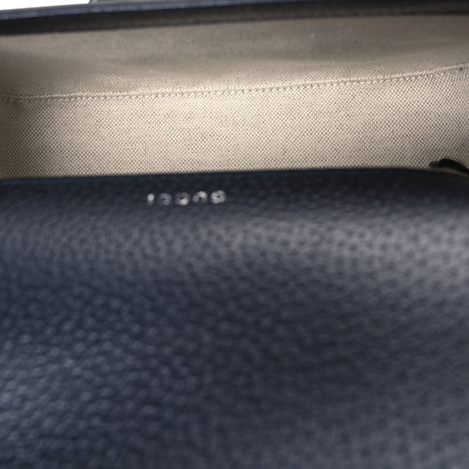Gucci GG Supreme Monogram Textured Dollar Calfskin Web Mini Horsebit 1955 Shoulder Bag Beige Blue 5 of 10