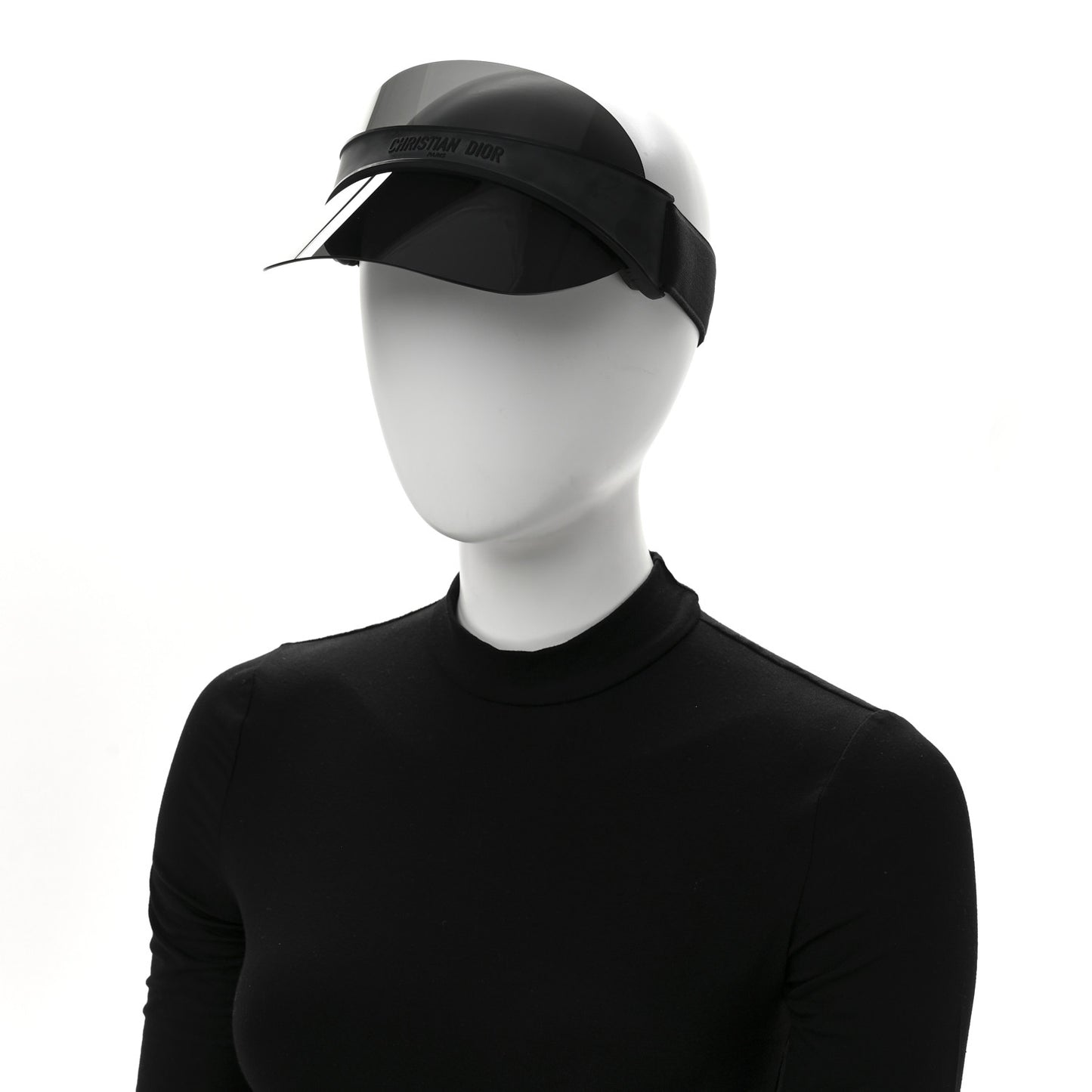 Mirrored DiorClubV1U Sun Visor Black