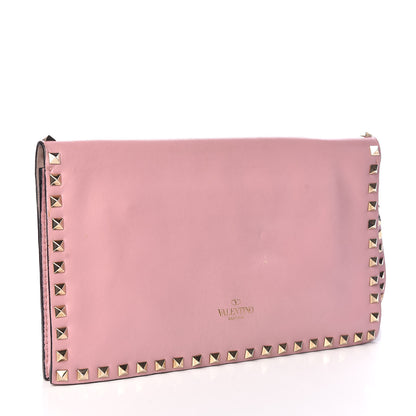 Valentino Garavani Nappa Rockstud Wristlet Clutch Geranio 3 of 10