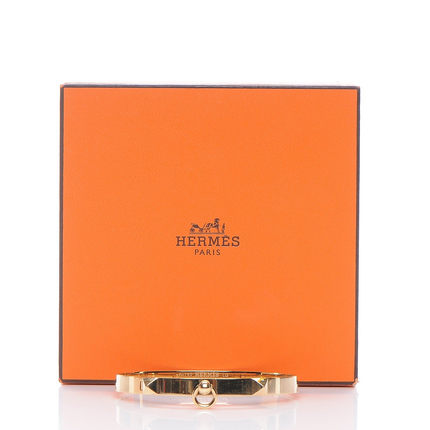 Hermes 18K Yellow Gold PM Collier De Chien Bracelet LG 6 of 6