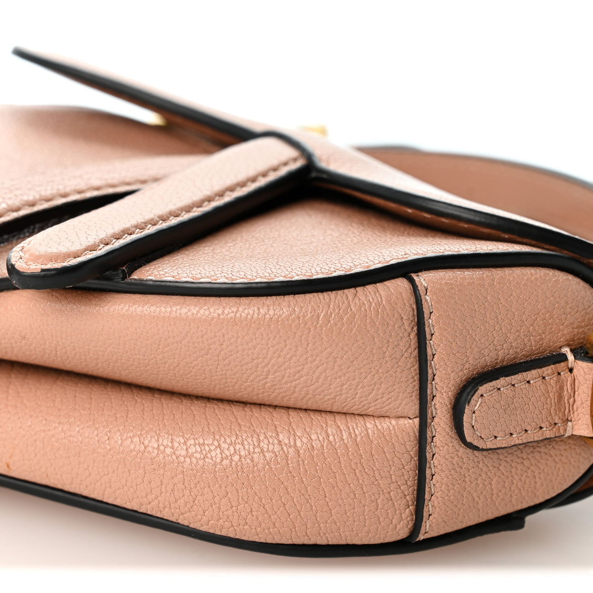 Goatskin Micro Saddle Bag Rose Des Vents