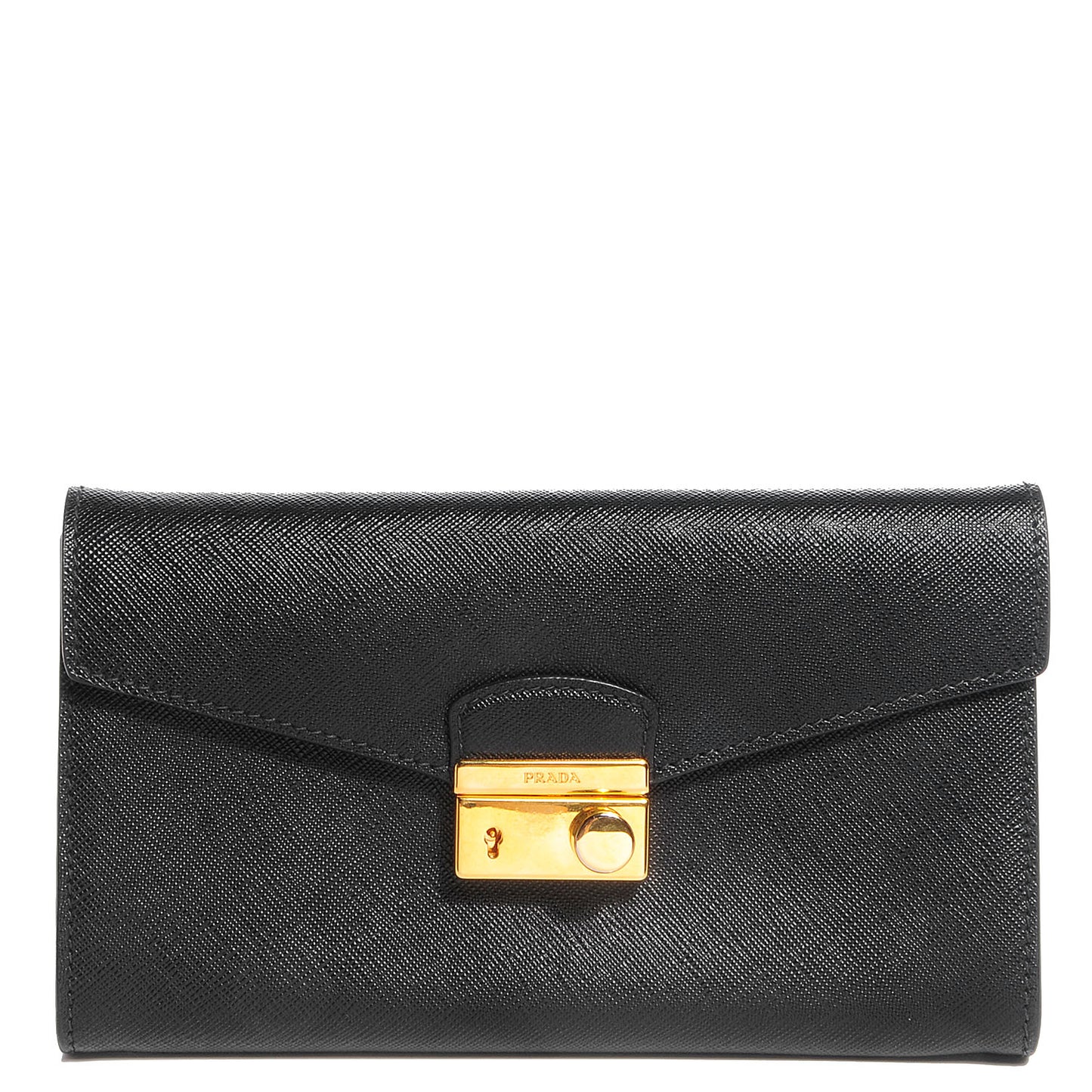 Saffiano Sound Clutch Nero Black