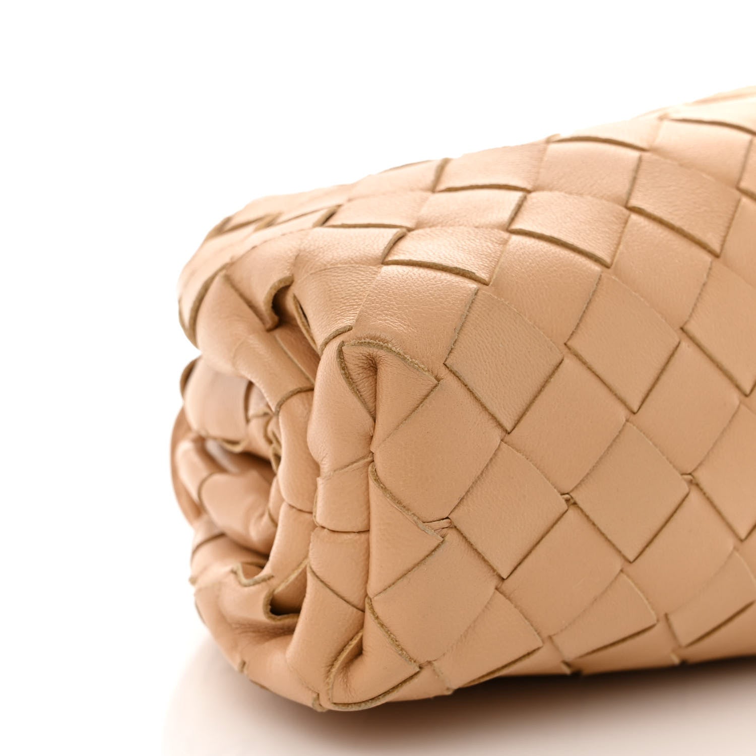 Bottega Veneta Nappa Intrecciato The Mini Pouch Almond 9 of 11