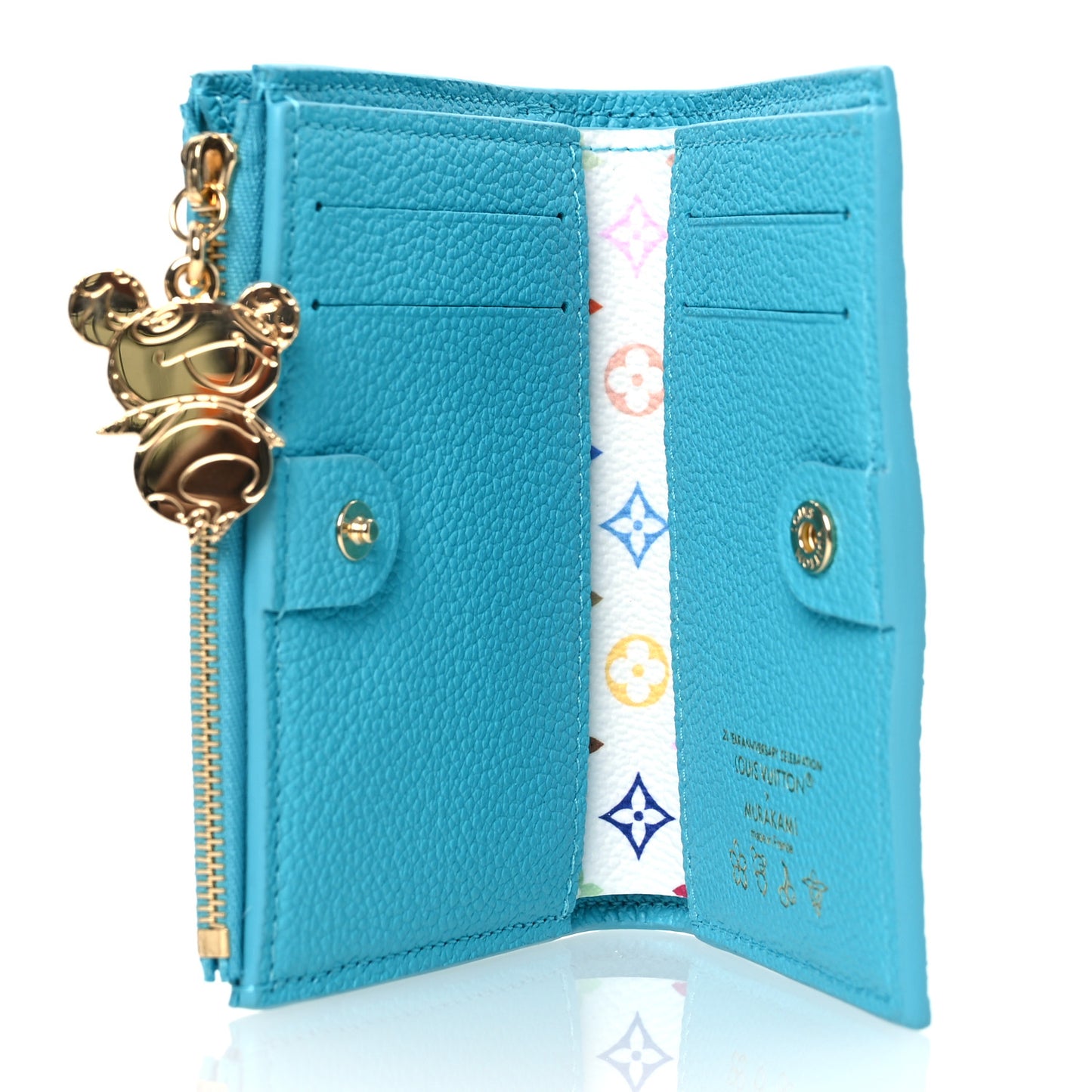 X TM Empreinte Monogram Lisa Wallet Kabira Blue