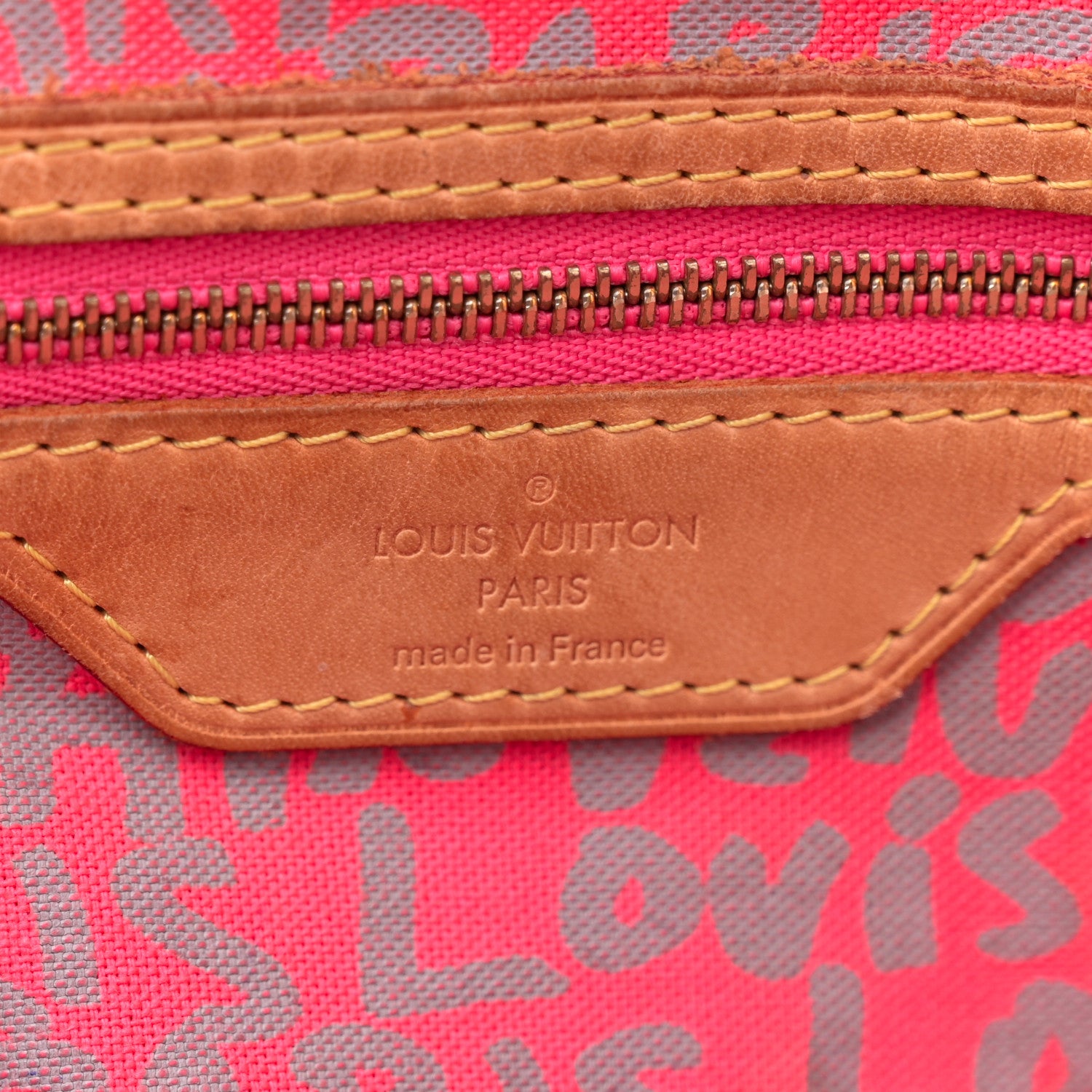 Louis Vuitton Monogram Graffiti Neverfull GM Fuchsia 6 of 17