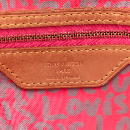Louis Vuitton Monogram Graffiti Neverfull GM Fuchsia 6 of 17