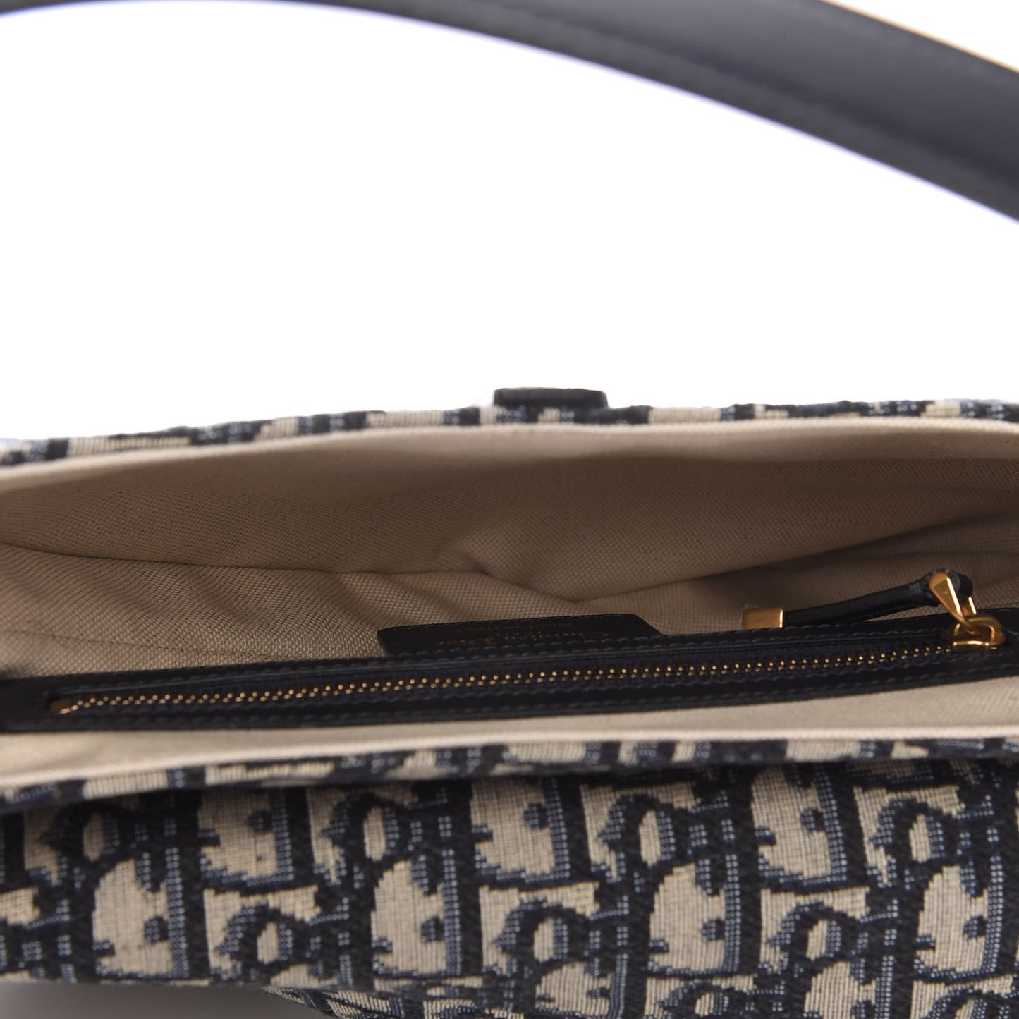 Oblique Saddle Bag Blue