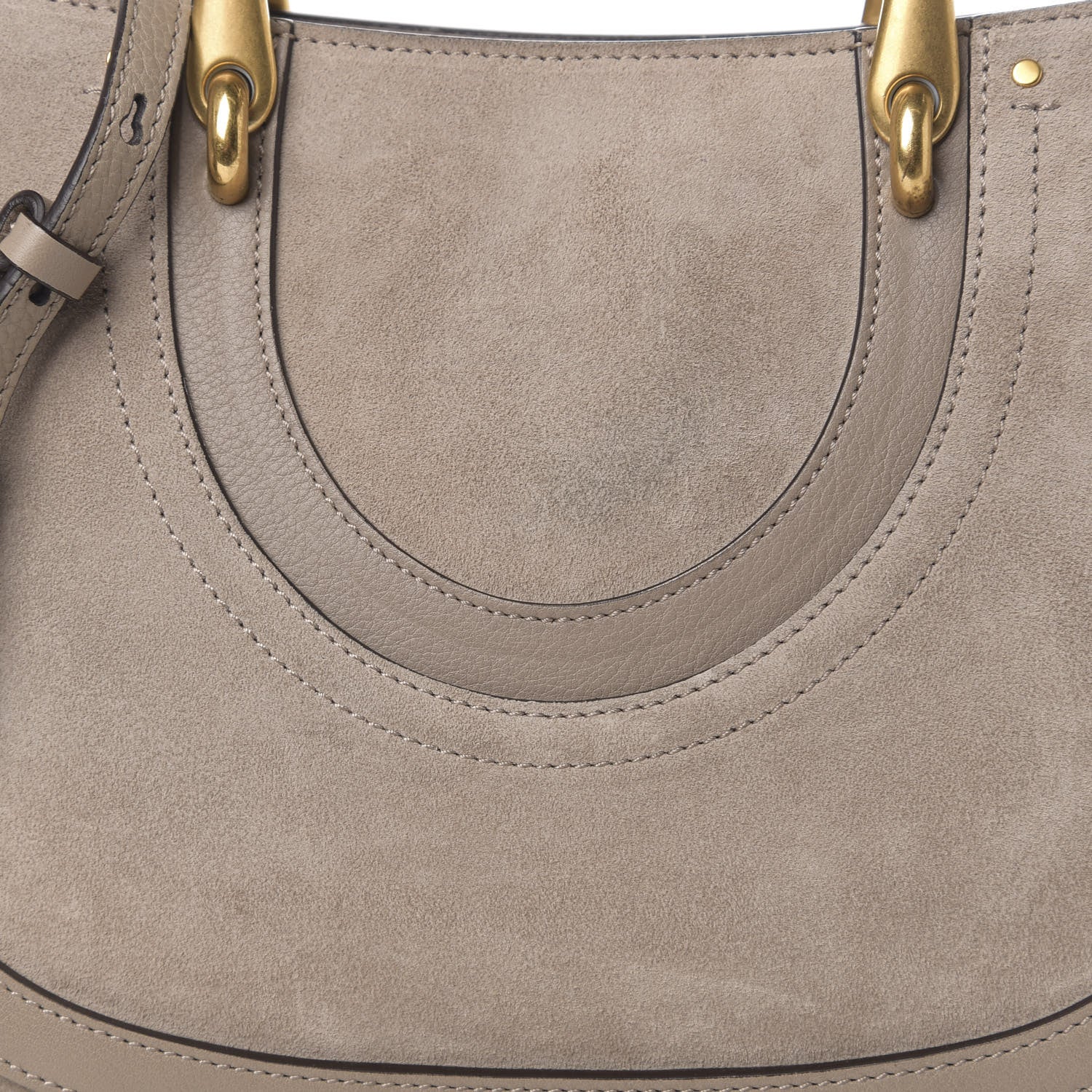 Chloe Calfskin Suede Medium Pixie Shoulder Bag Motty Grey 11 of 11