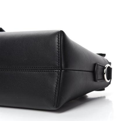 Fendi Vitello Dolce Bi-Color FF 1974 Embossed Mini By The Way Boston Bag Black Maya 7 of 10