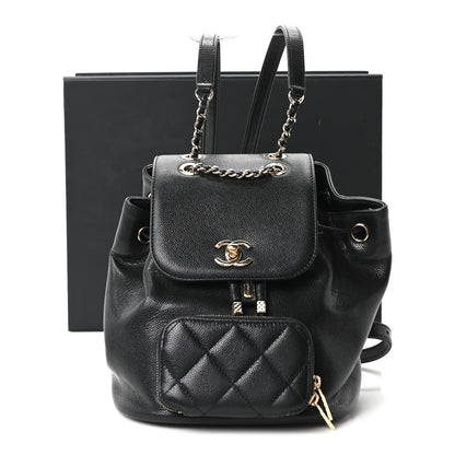 Chanel Caviar Quilted Mini Business Affinity Backpack Black 10 of 10
