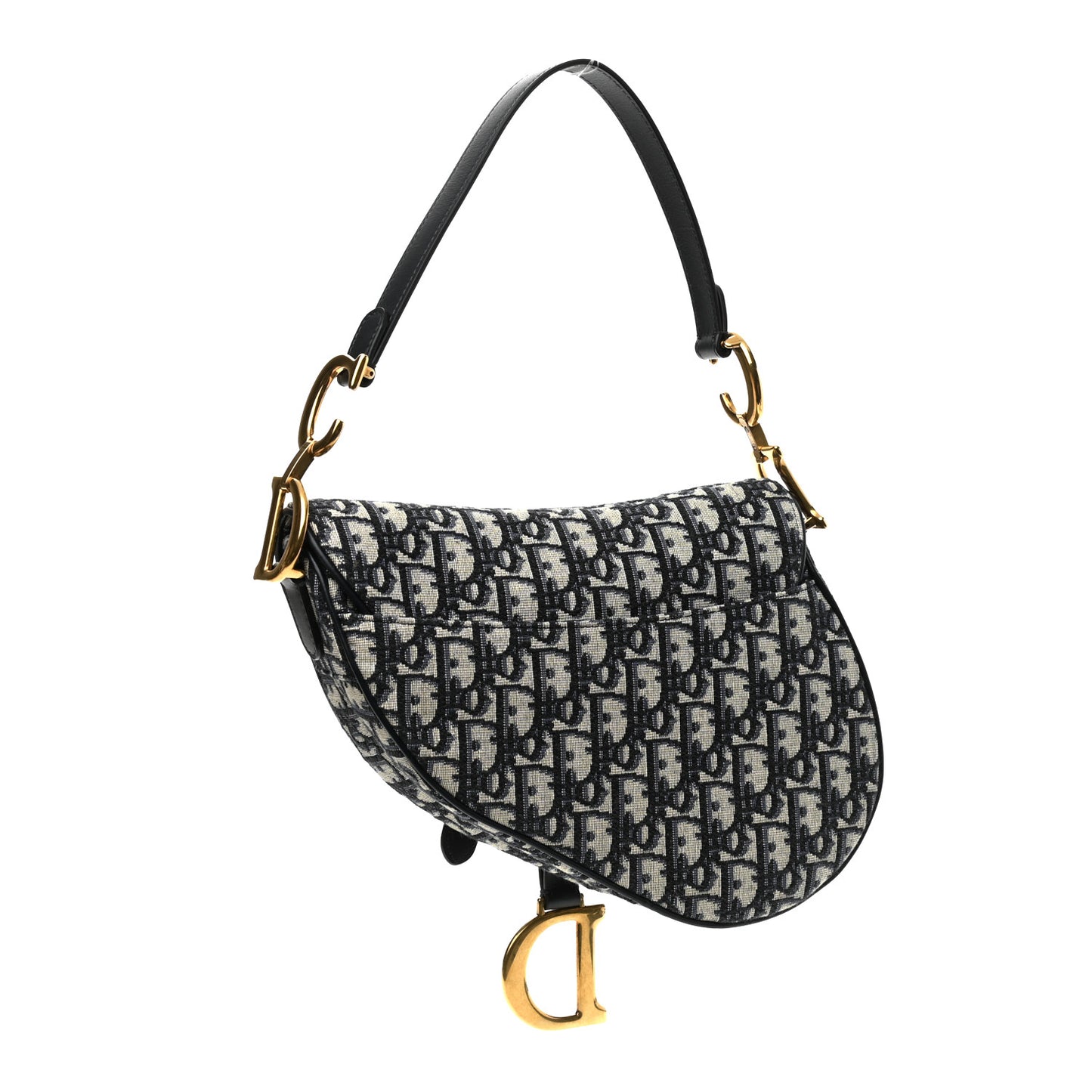Oblique Saddle Bag Blue