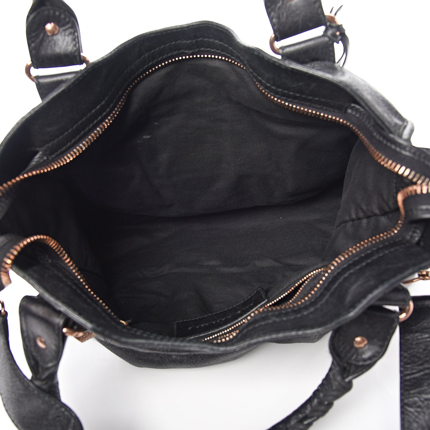 Agneau Giant 21 Rose Gold Hardware City Black