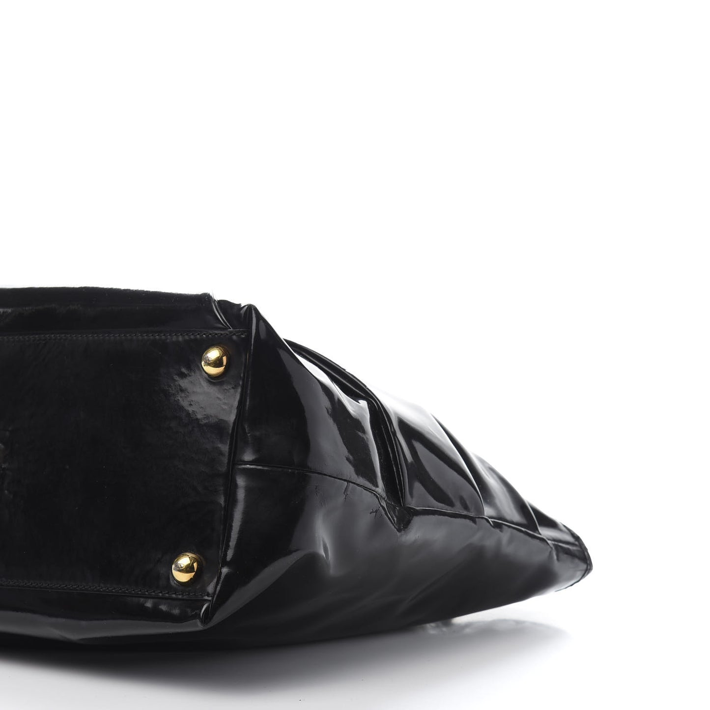 Patent Lacca Bow Tote Black