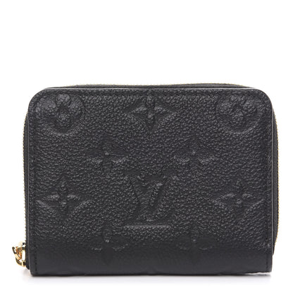 Louis Vuitton Empreinte Zippy Coin Purse Black 1 of 8