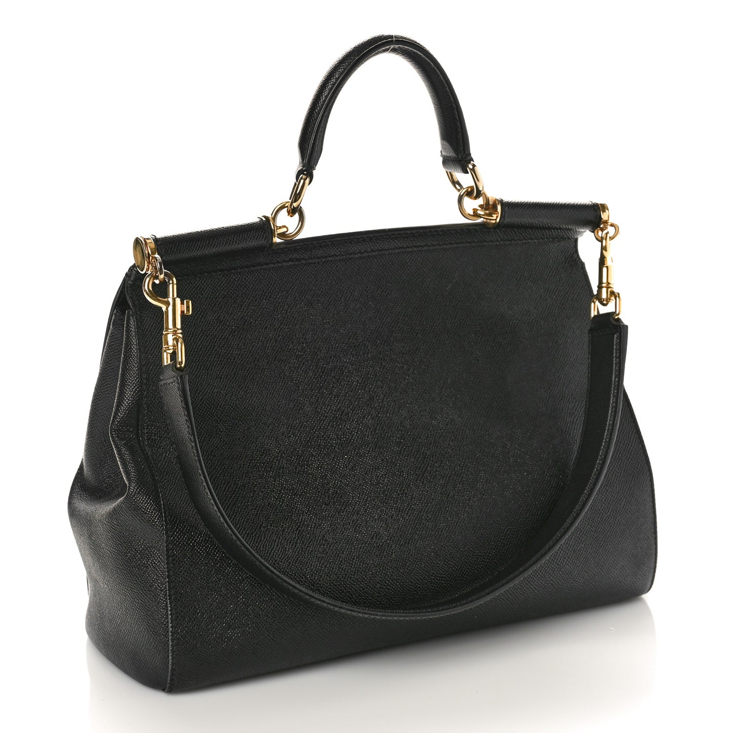 Dauphine Large Miss Sicily Satchel Black