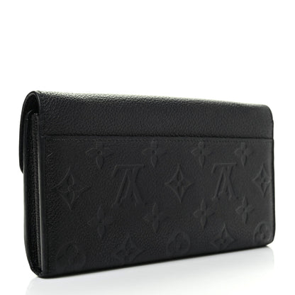 Louis Vuitton Empreinte Sarah Wallet NM Black 3 of 9