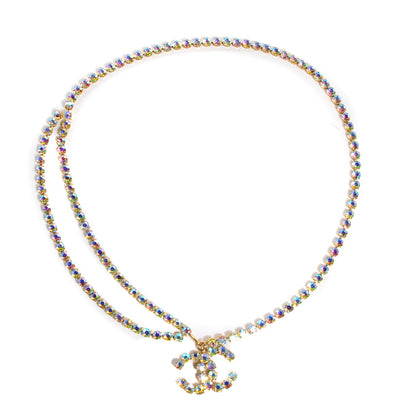 Chanel Rhinestone CC Belt Multicolor 1 of 3