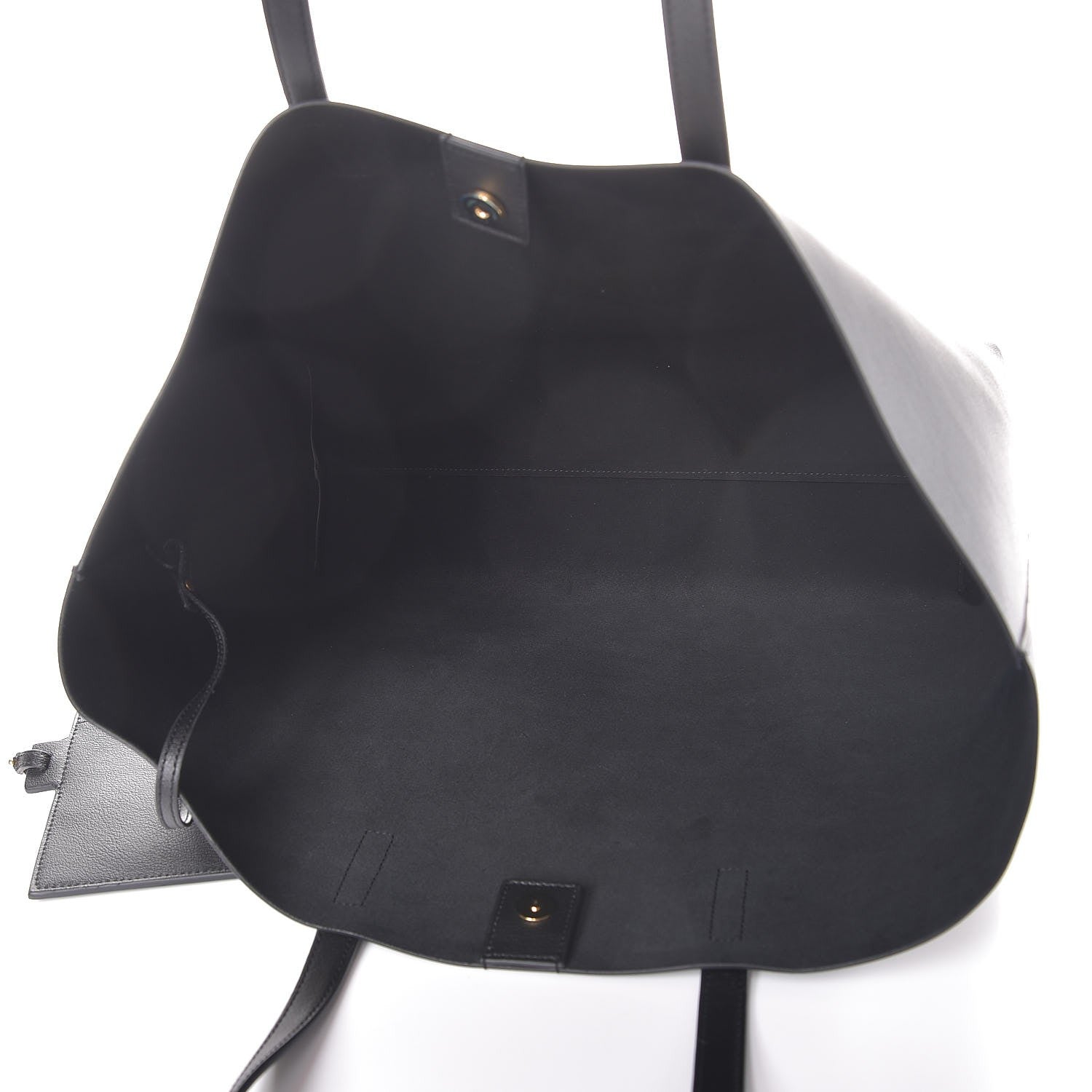 Saint Laurent Calfskin Large Shopping Tote Black 6 of 8