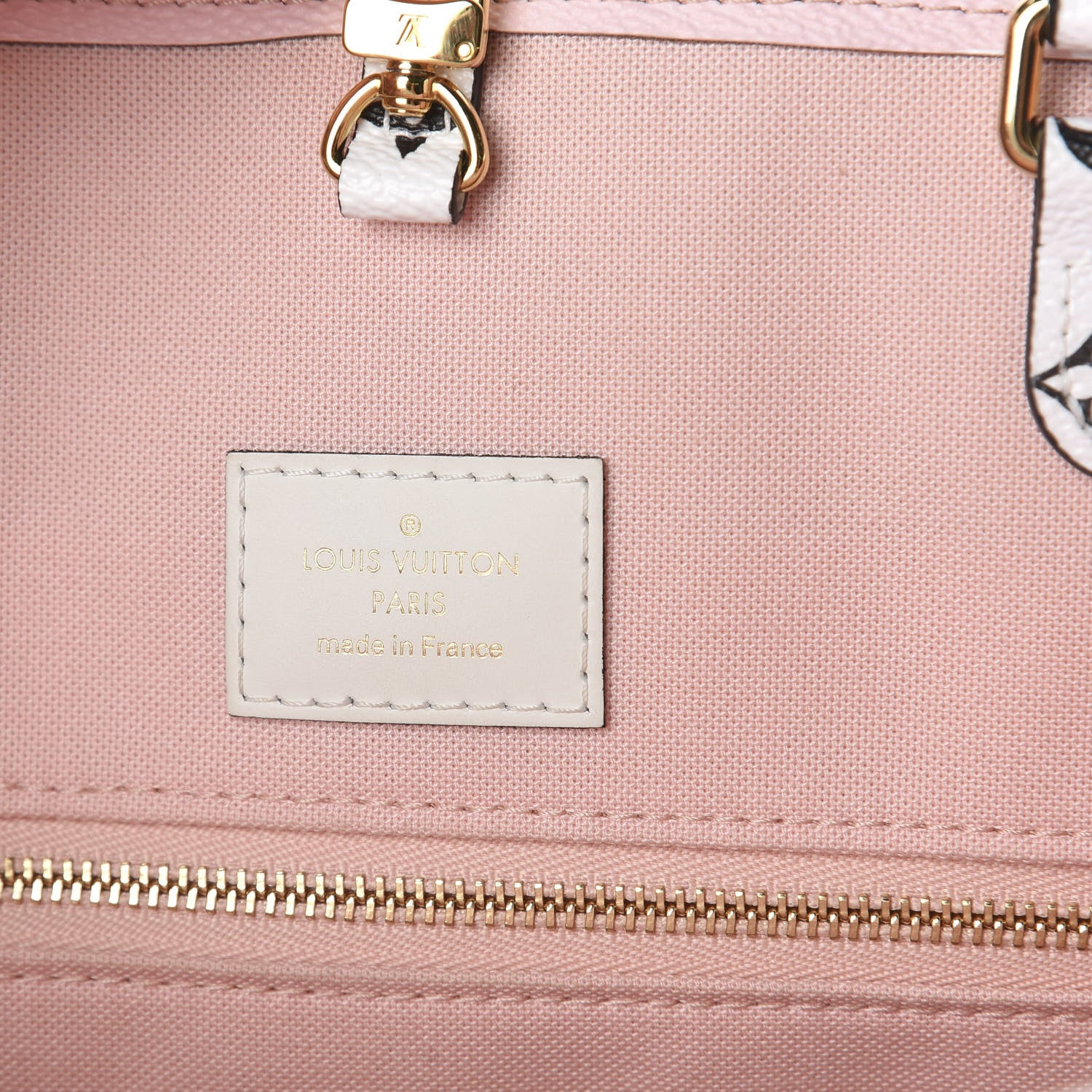 Louis Vuitton Monogram Giant Onthego GM Rouge Rose 5 of 8