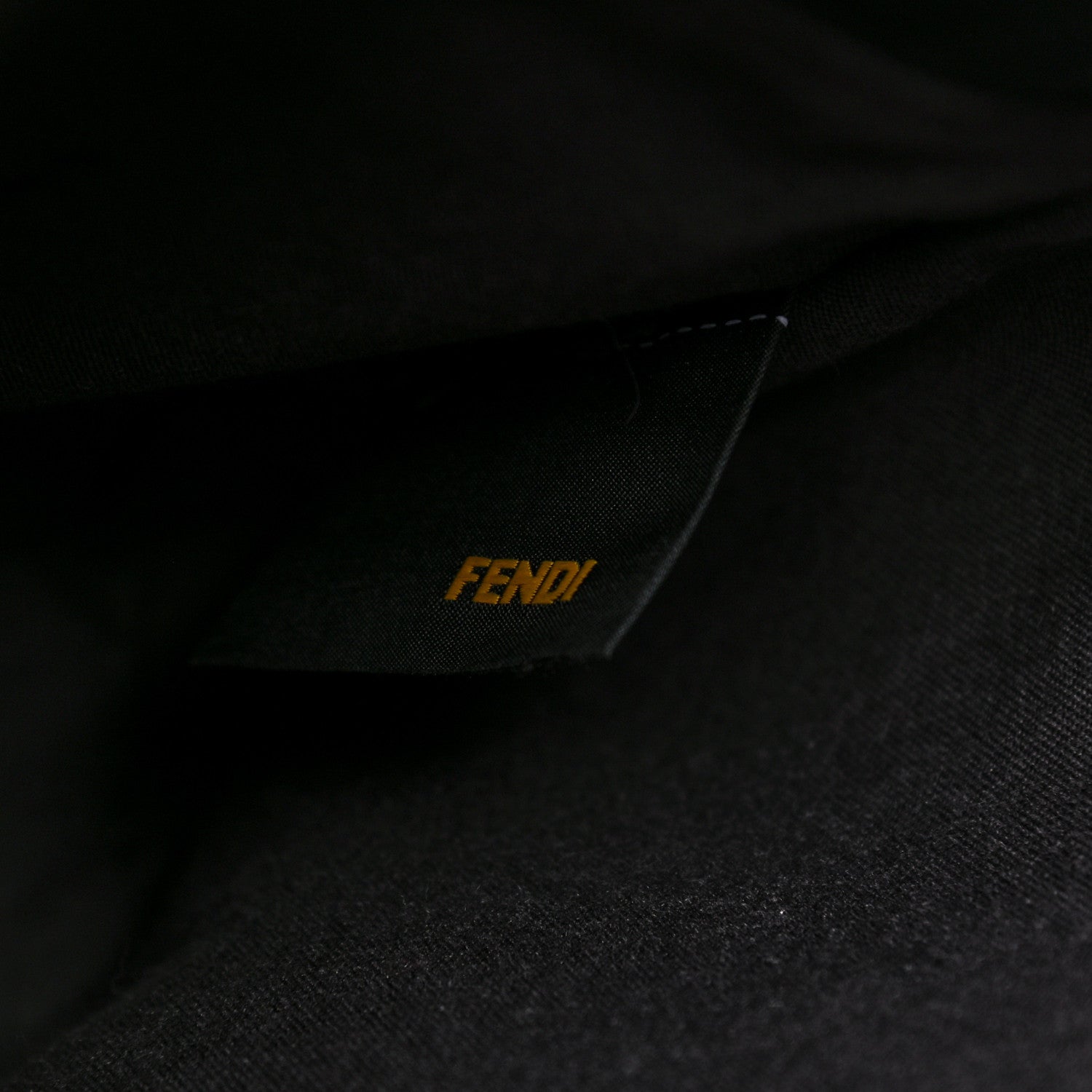 Fendi Zucchino Spalmati Vitello Small Tote Black 8 of 20