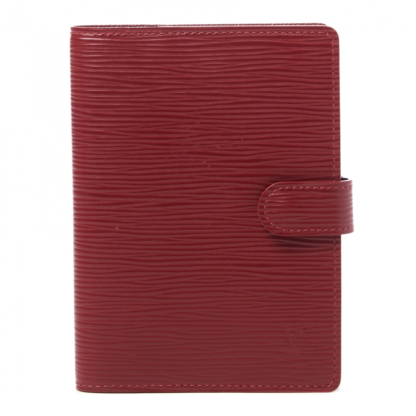 Epi Small Ring Agenda Cover Rouge
