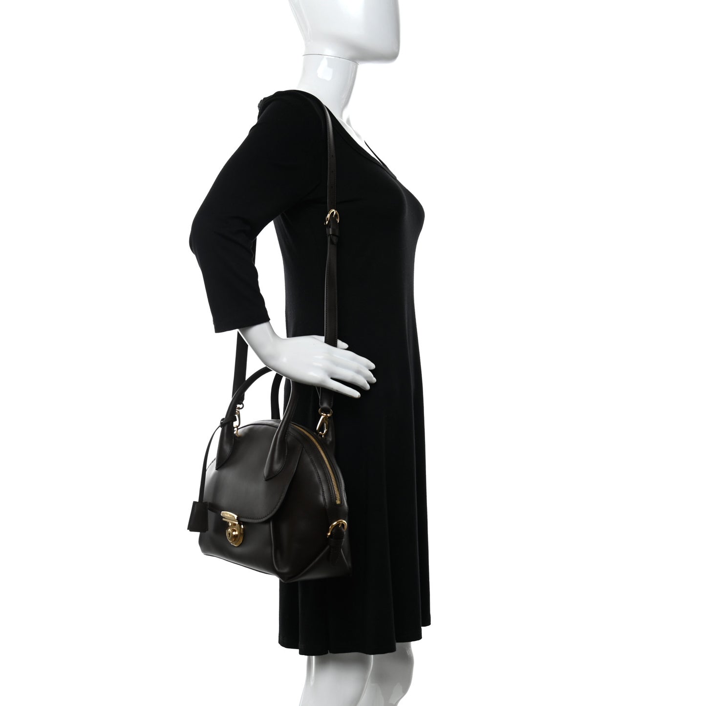 Calfskin Fiamma Bag Brown