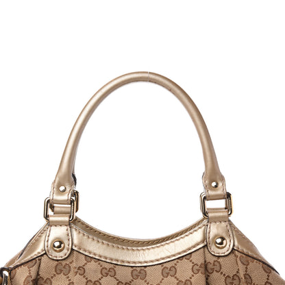 Gucci Monogram Medium Sukey Tote Champagne 14 of 14