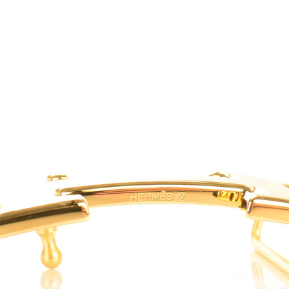 Hermes Box Togo 32mm H Belt 80 Black Chocolate 8 of 8