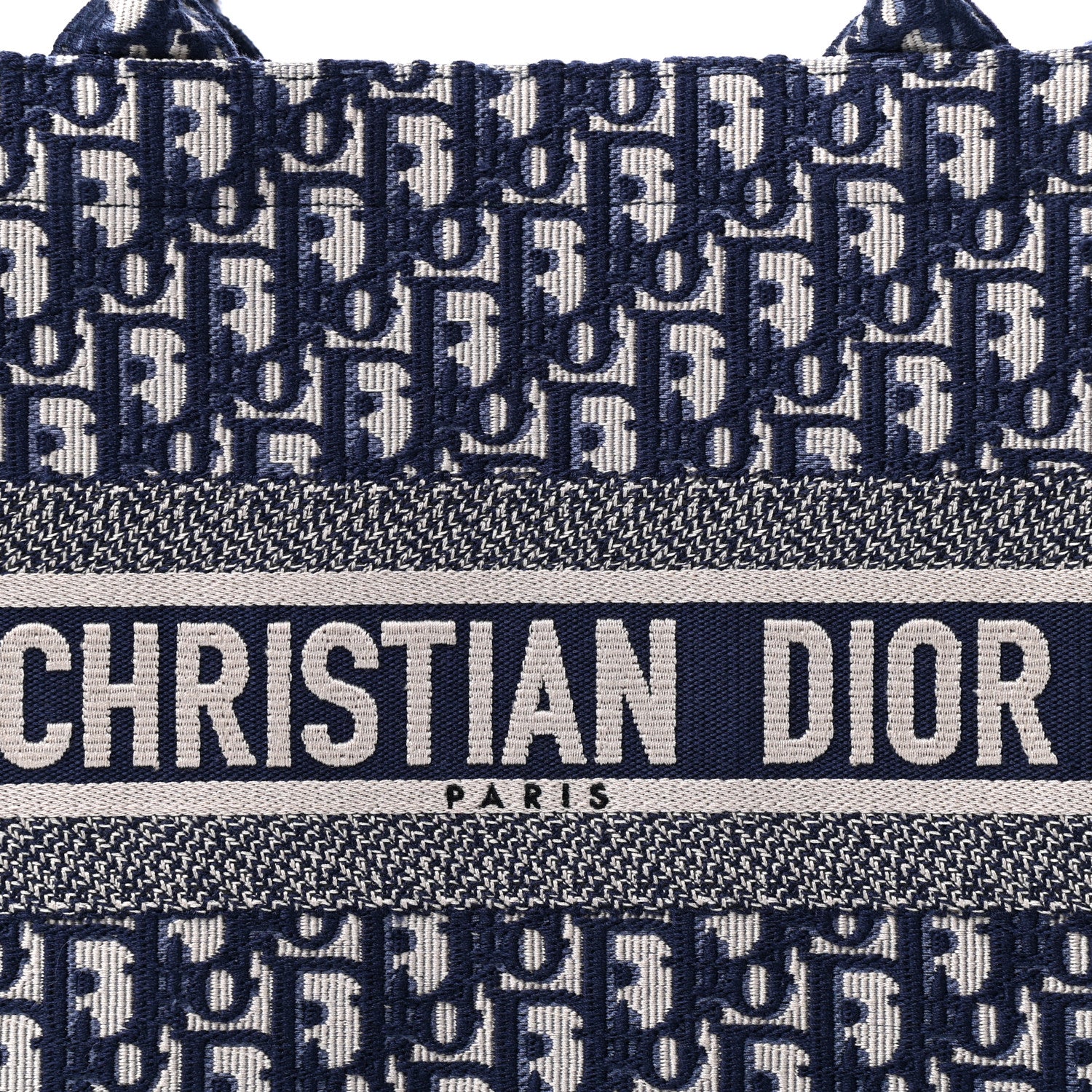 Christian Dior Oblique Medium Book Tote Blue Multicolor 9 of 9