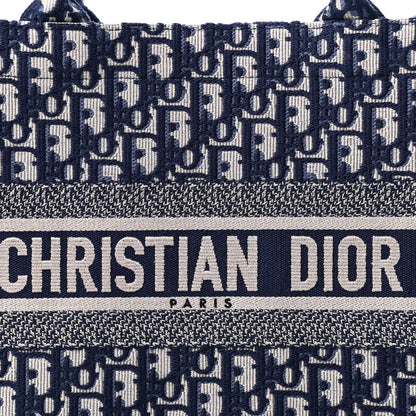 Christian Dior Oblique Medium Book Tote Blue Multicolor 9 of 9