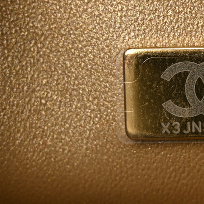 Chanel Lambskin Quilted Mini Rectangular CC Slide Flap Black 7 of 11