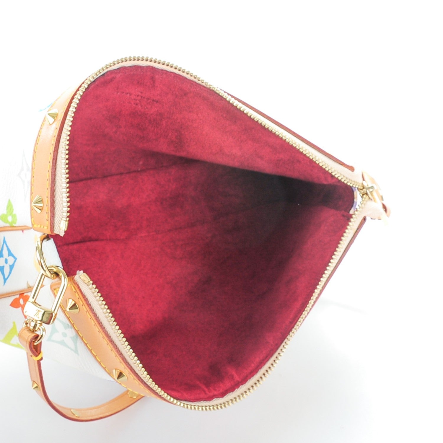 Louis Vuitton Monogram Multicolor Pochette Accessories White 6 of 8